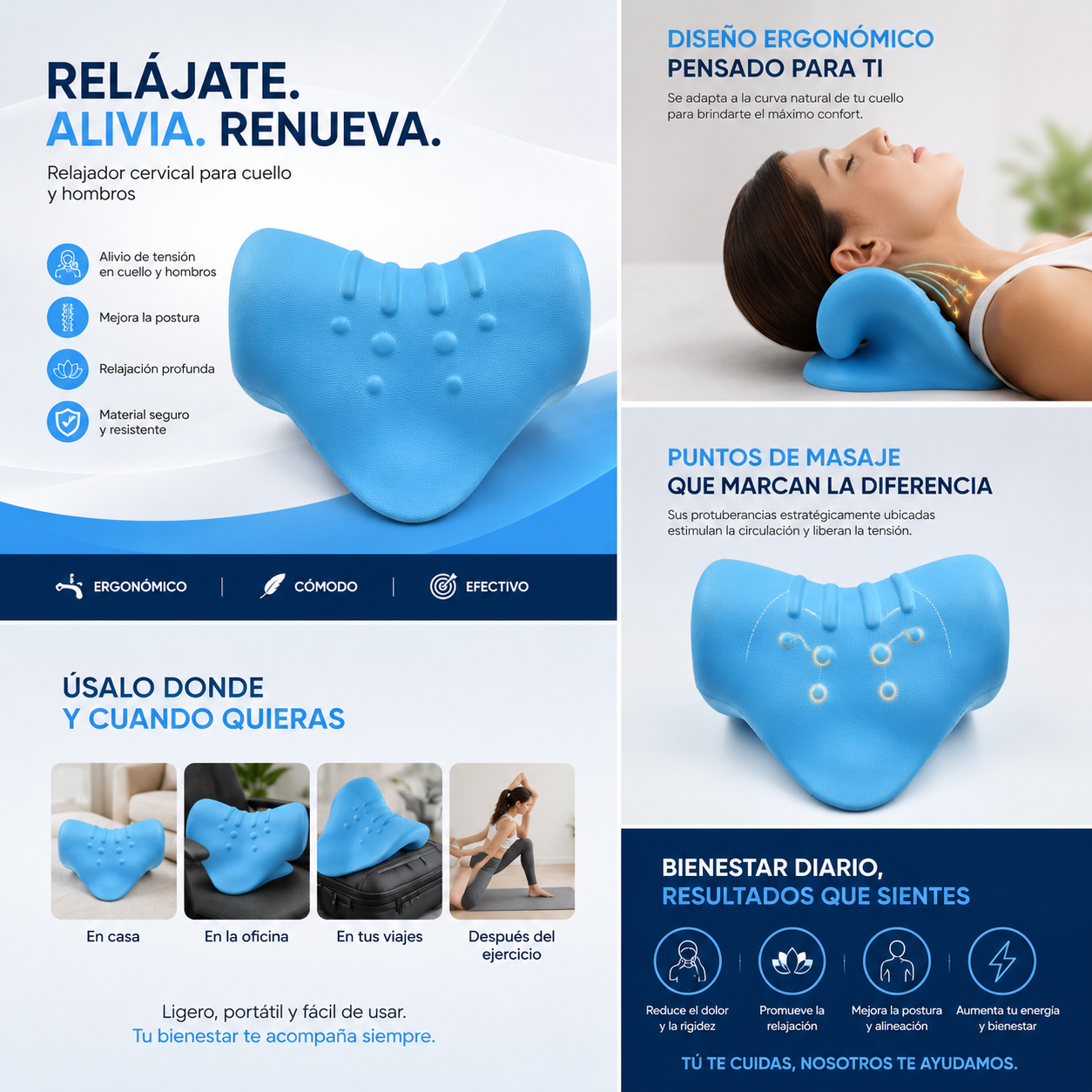 Almohada Cervical Relajante